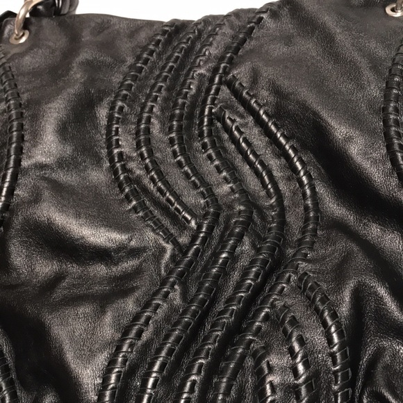 Kenaf shoulder leather bag. Pre-owned but never used - Picture 2 of 4